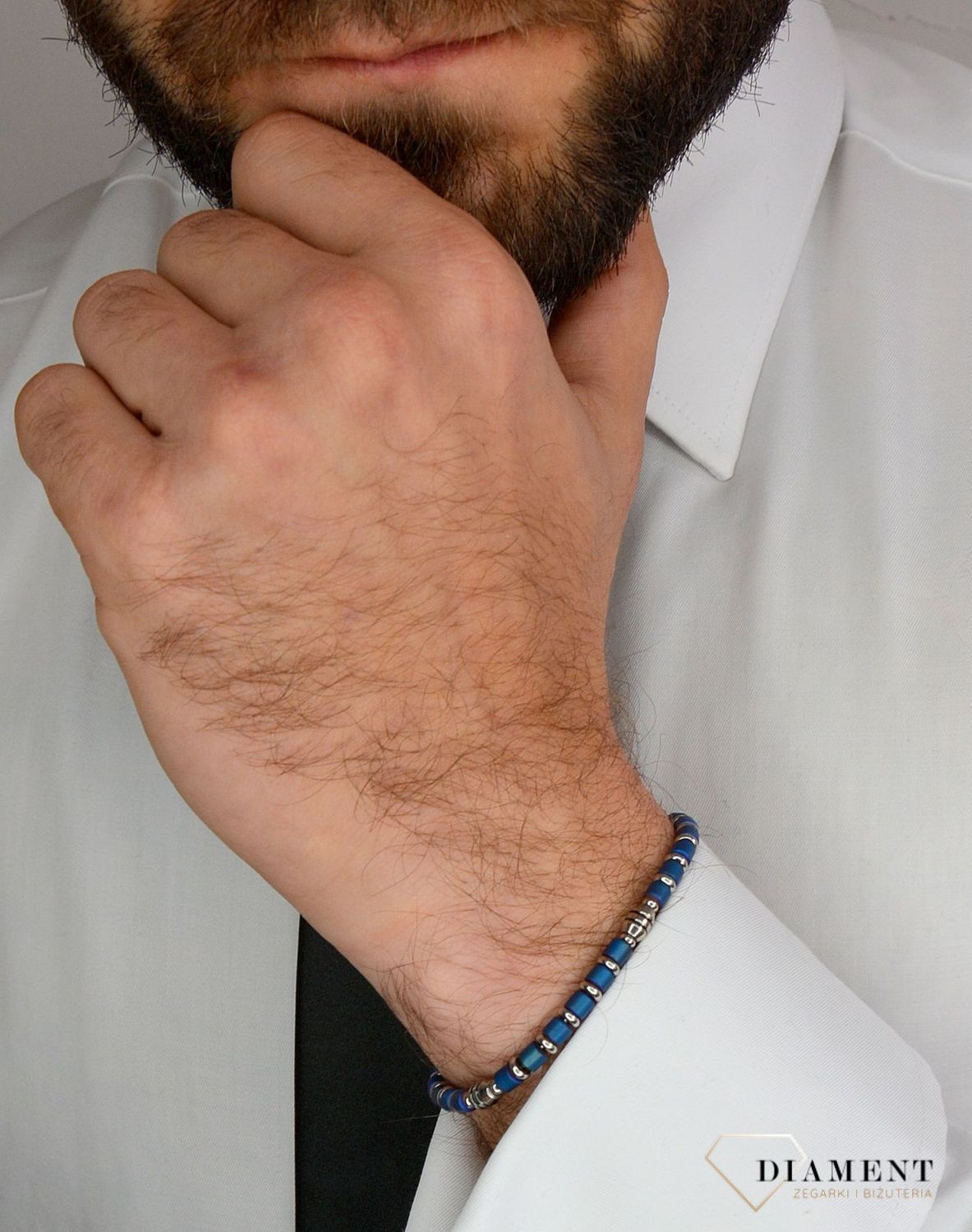 Bransoletka Nomination Instinct niebieska męska 027907 004.jpg